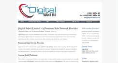 Desktop Screenshot of digitalselect-uk.com